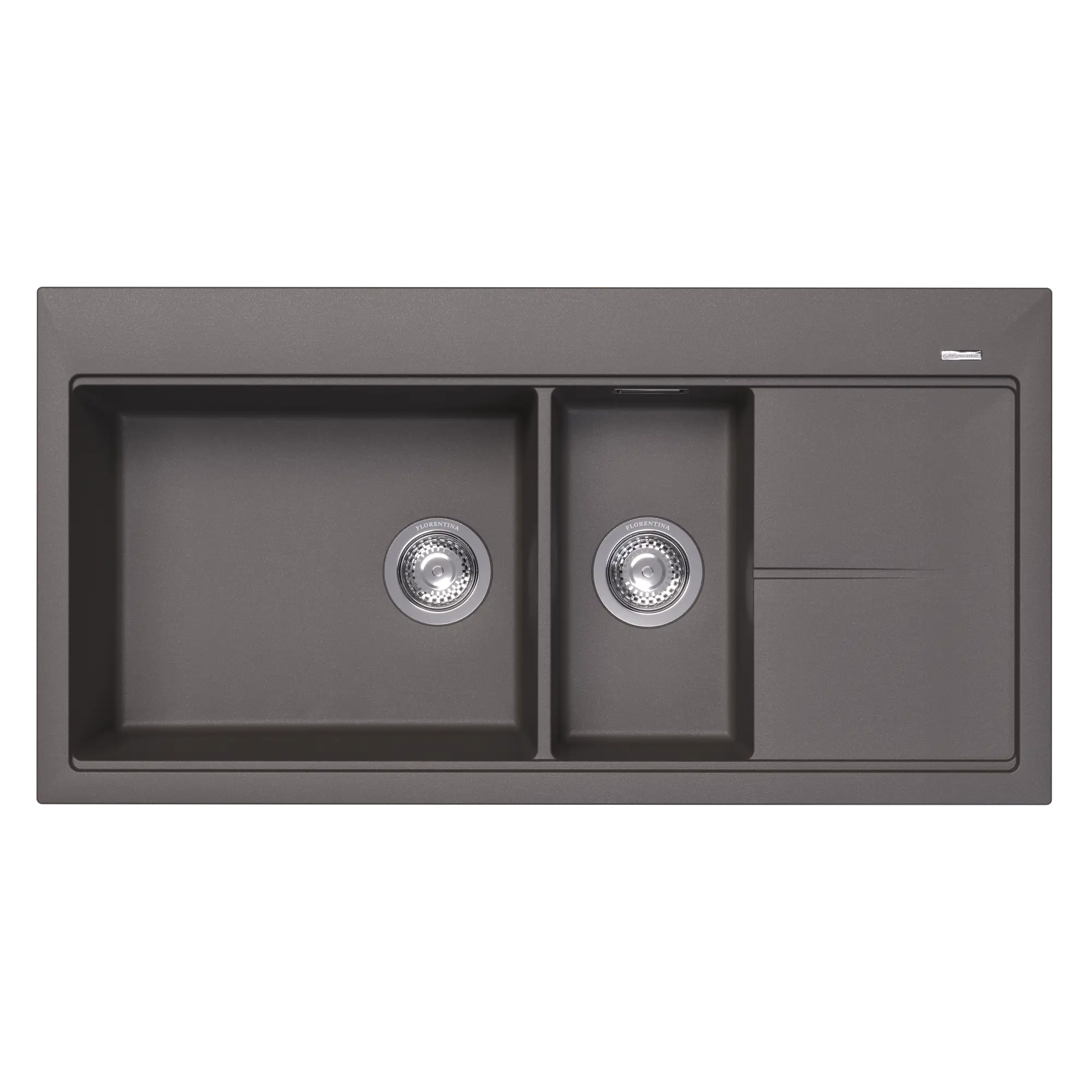 Мойка "Россана", серый шелк FS