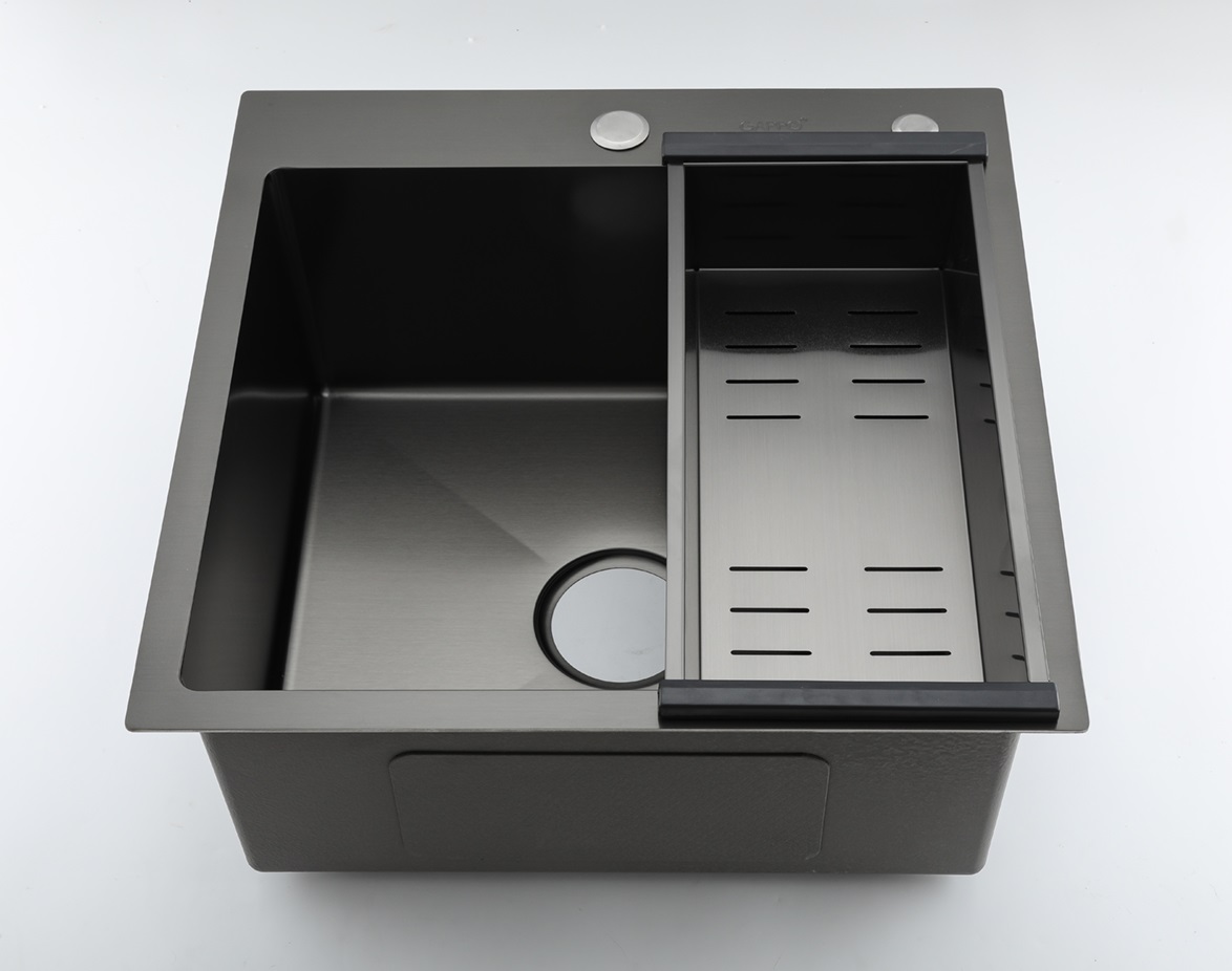 Мойка 0,8мм чёрная 500x500x215mm GAPPO GS5050-6