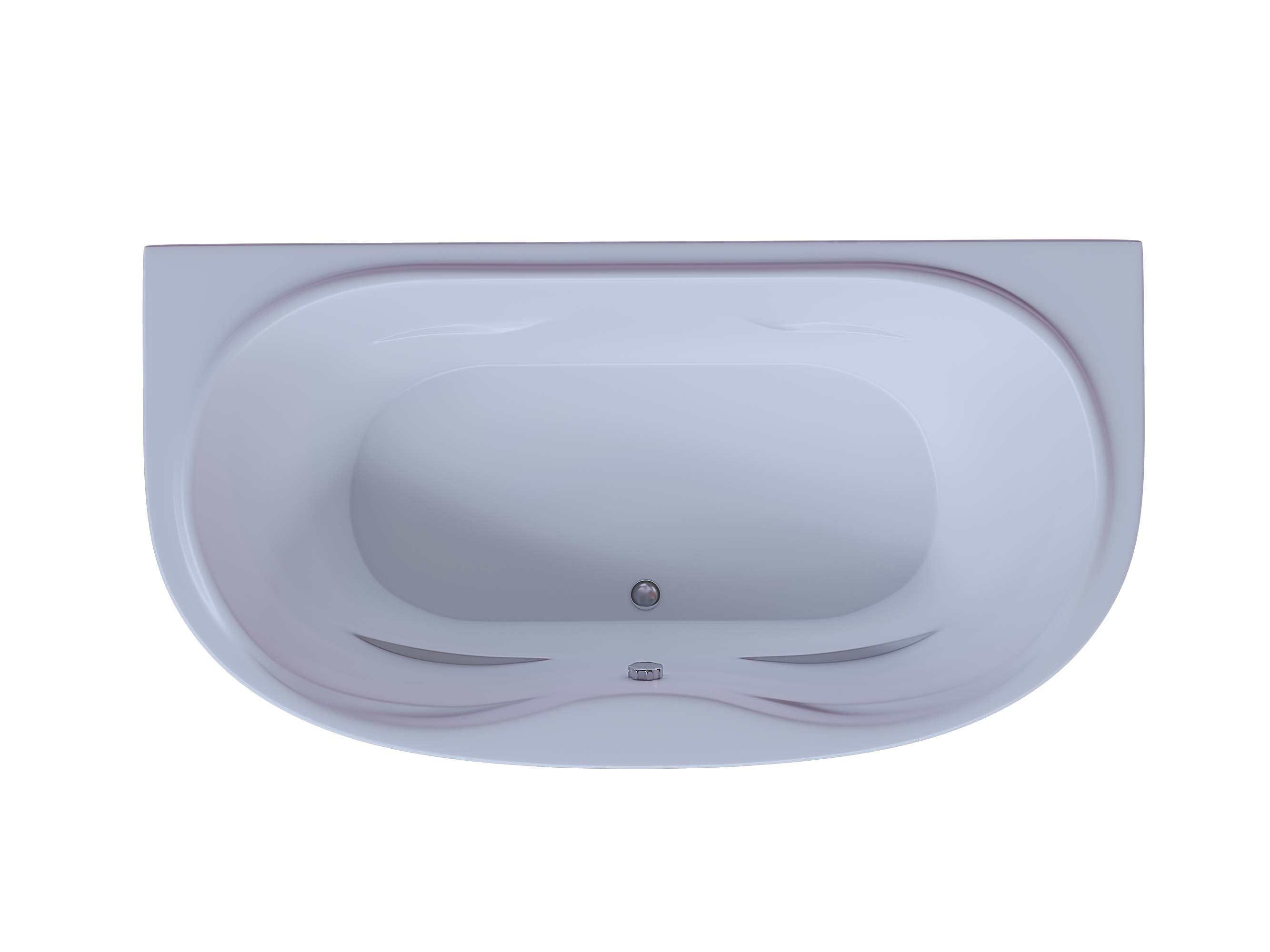 Акриловая ванна Aquatek Мелисса 180x95 радиусная, универсальная, с каркасом и экраном, без гидромассажа