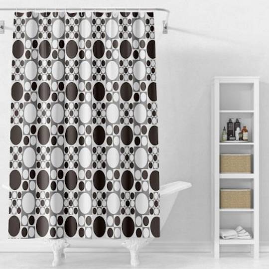 Штора для ванной комнаты, 180*180 см, полиэстер Splenka S381.1803