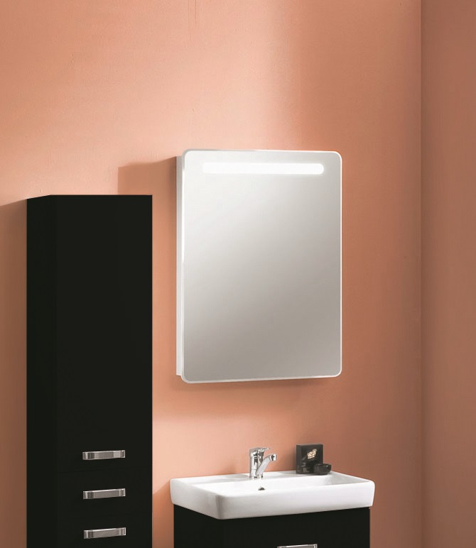 Зеркало-шкаф AQUATON Америна 60, правое, белый () 1A135302AM01R