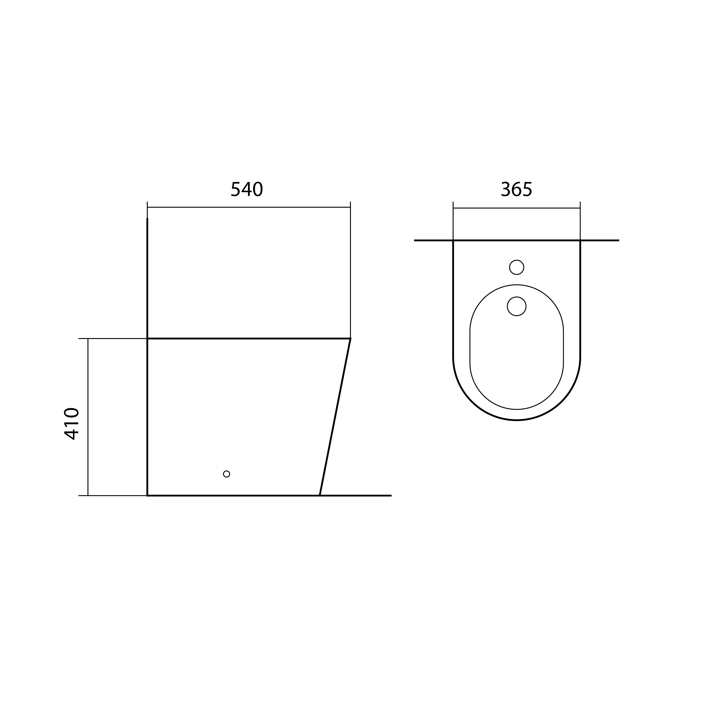 Биде напольное Aquatek Вега AQ1058-00