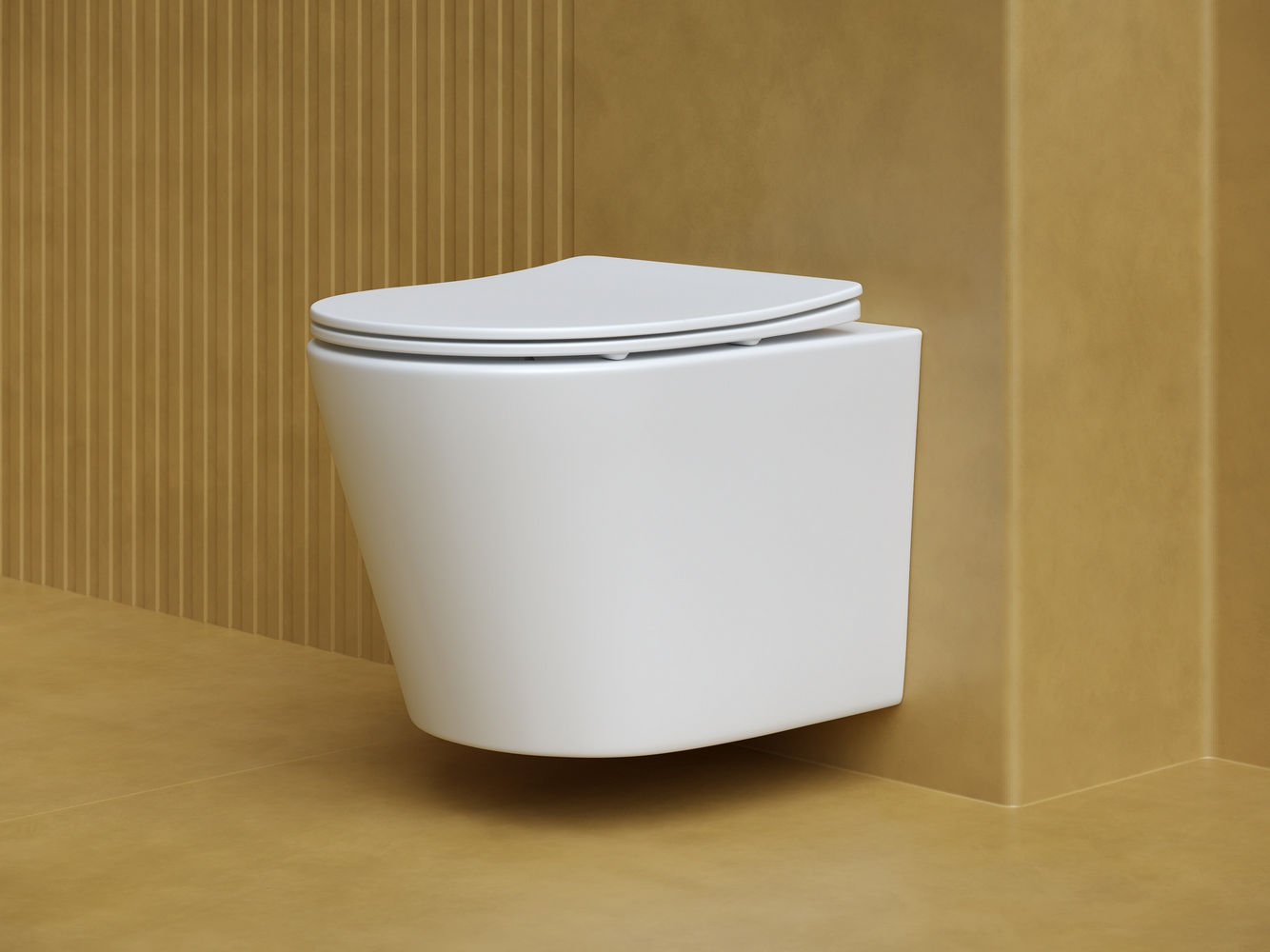 Подвесной унитаз Balearica Rimless (цвет Черный Матовый)