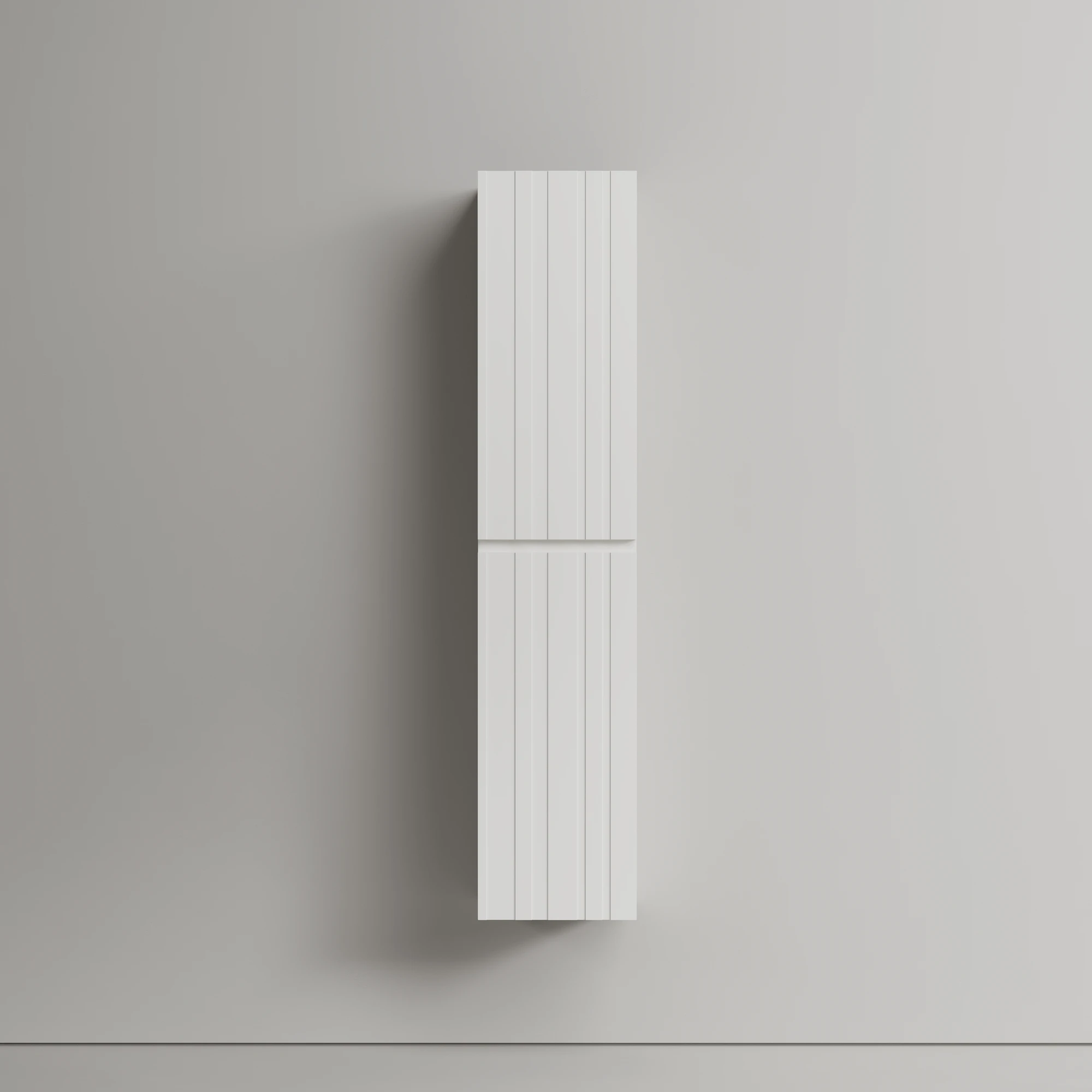 Шкаф-пенал Sancos Ламель / Lamel PLM35W 35x35x165 белый матовый / bianco