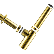 Сифон для раковины золотой FRAP F82-3 в магазинах СантехГид