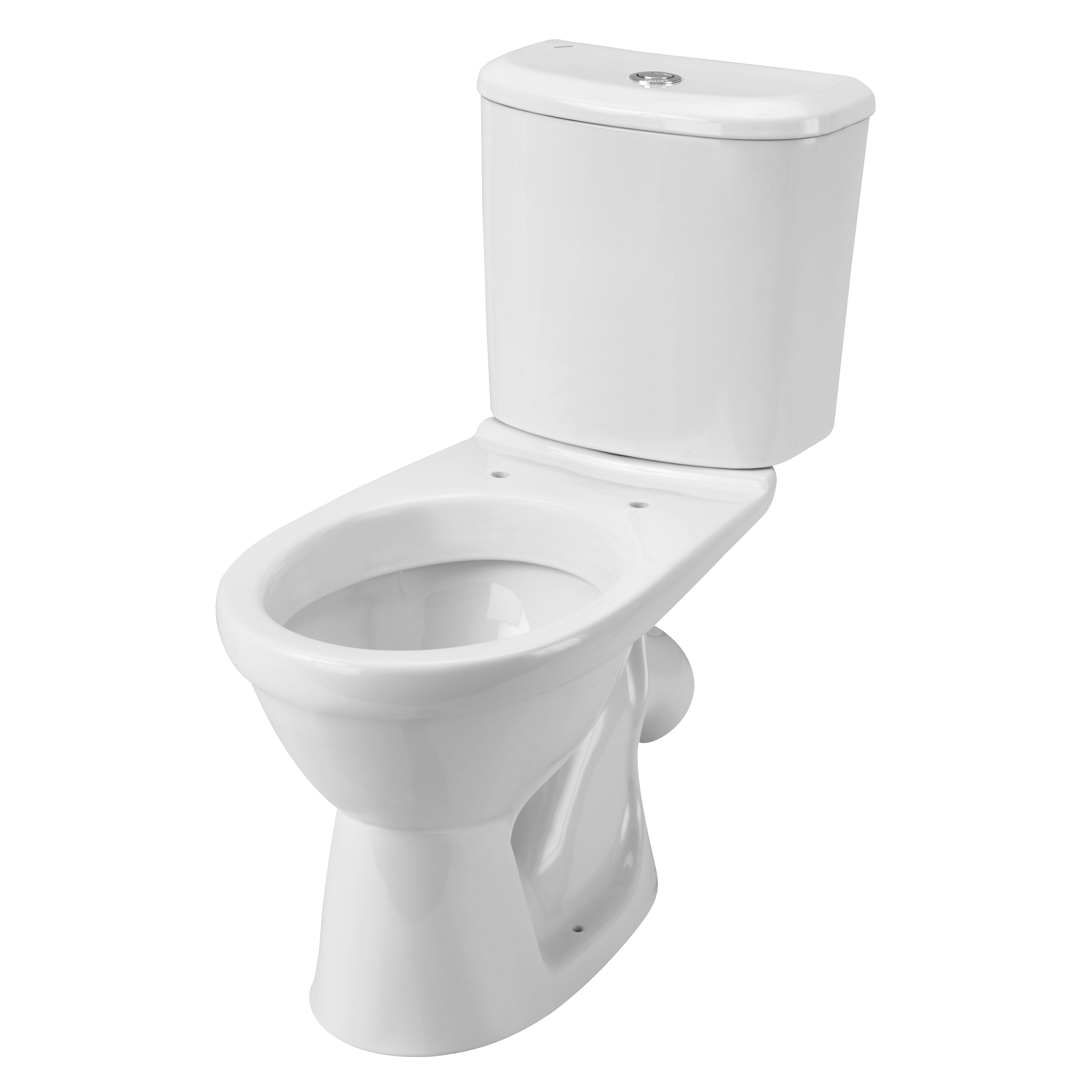 Унитаз-компакт Santek Бореаль с диагональным выпуском, стандарт- 2 реж., дюропласт, антивсплеск 1WH302143