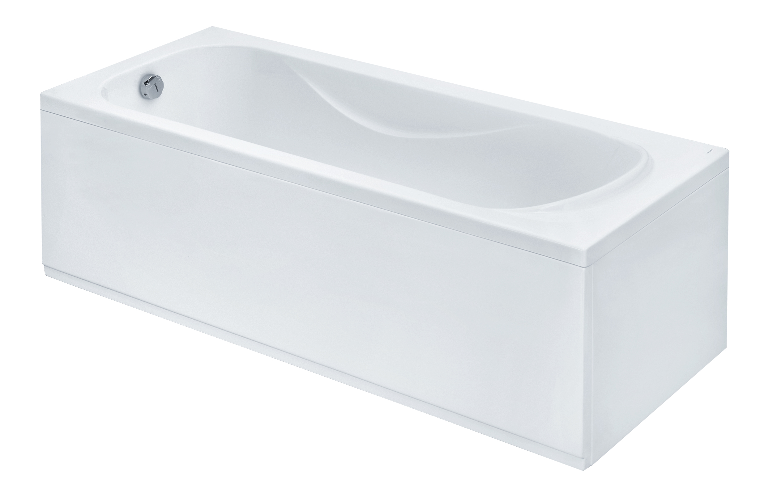 Акриловая ванна Santek Тенерифе 170х70 прямоугольная белая 1WH302207