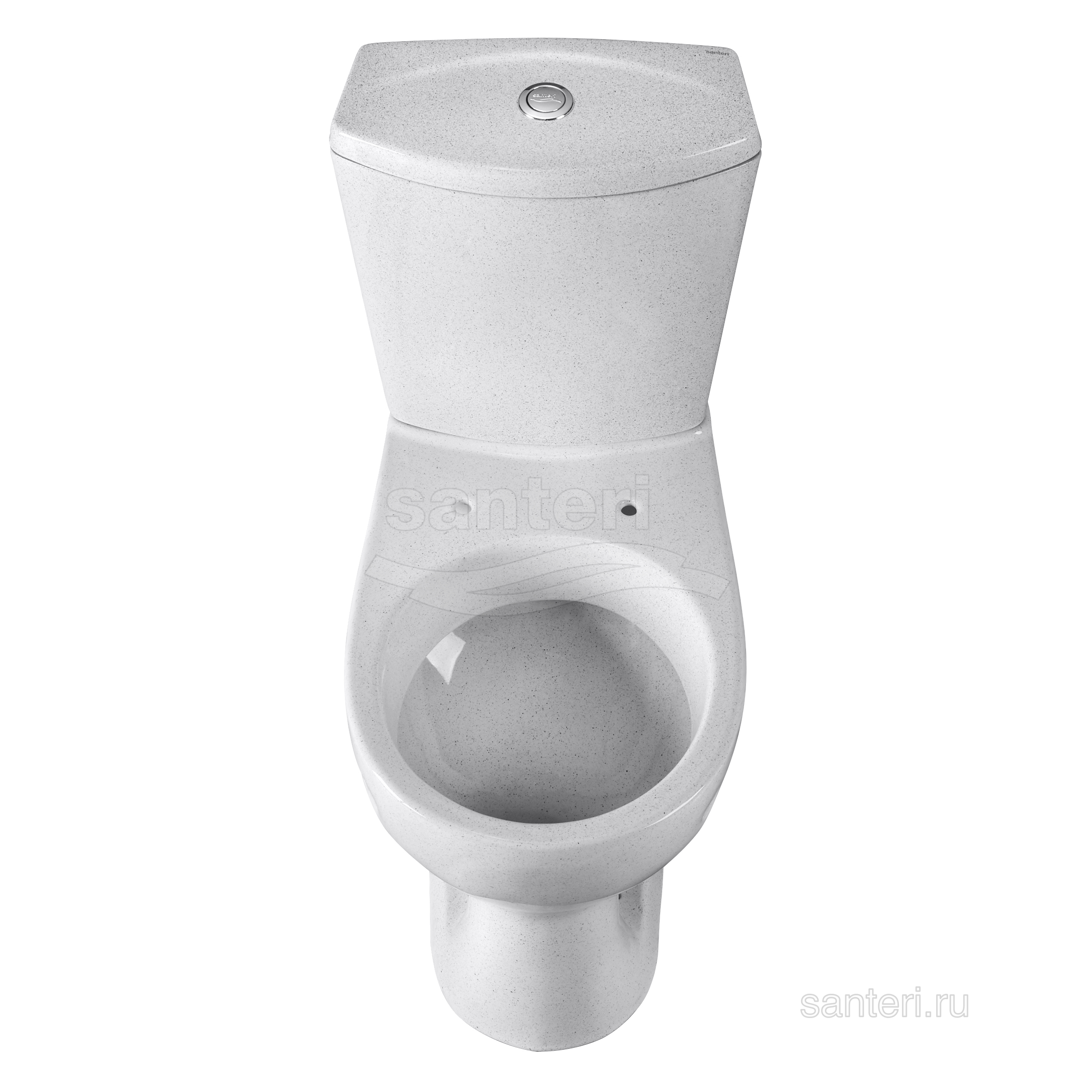Унитаз-компакт Santeri Ультра крап на белом 1.P401.3.S01.00B.F