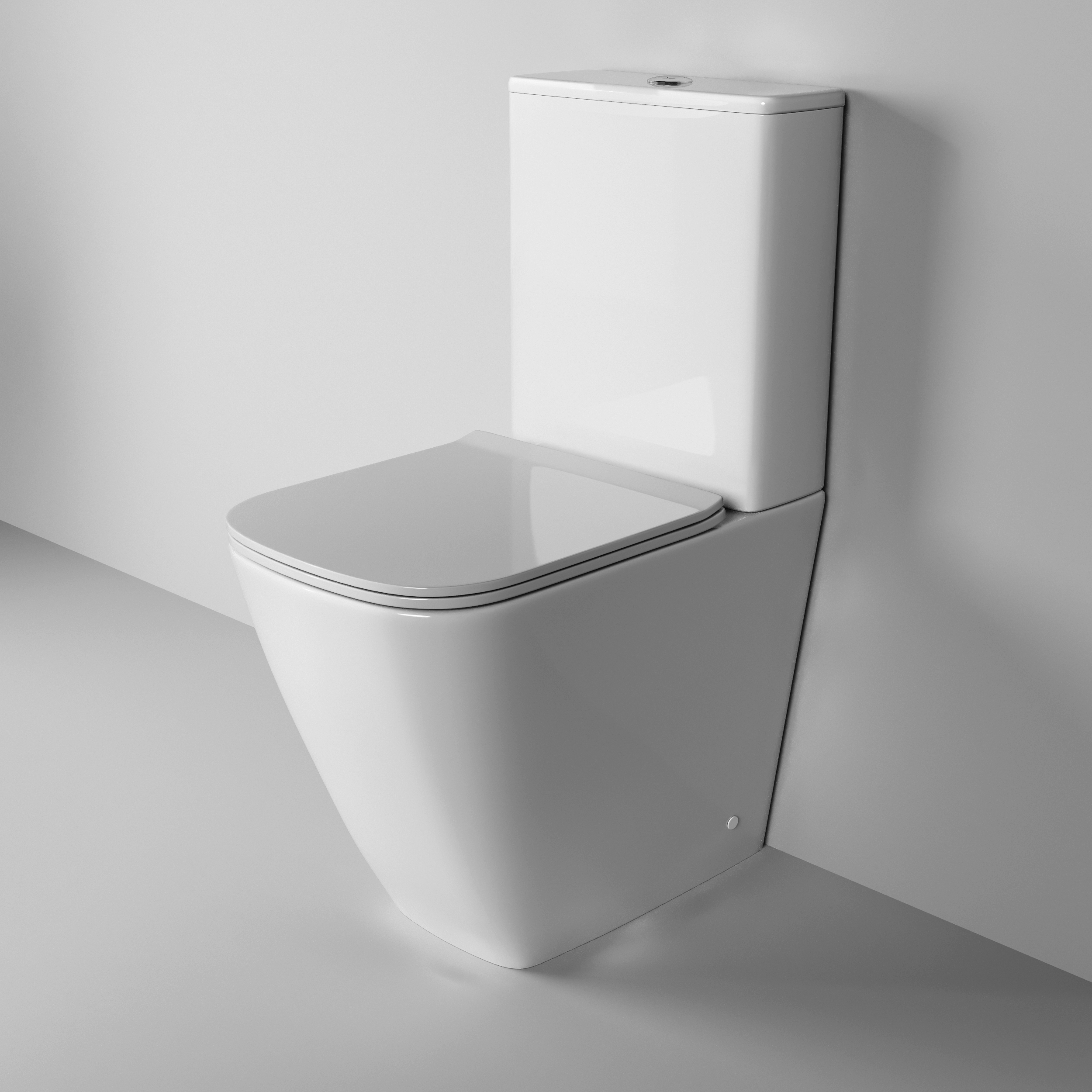 Унитаз напольный Grossman Style (620х365х920) безободковый,белый с высокой чашей,микролифт, GR-4472S