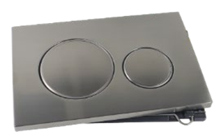 Клавиша смыва Geberit Sigma 20 оружейная сталь браш 115.882.DG.1