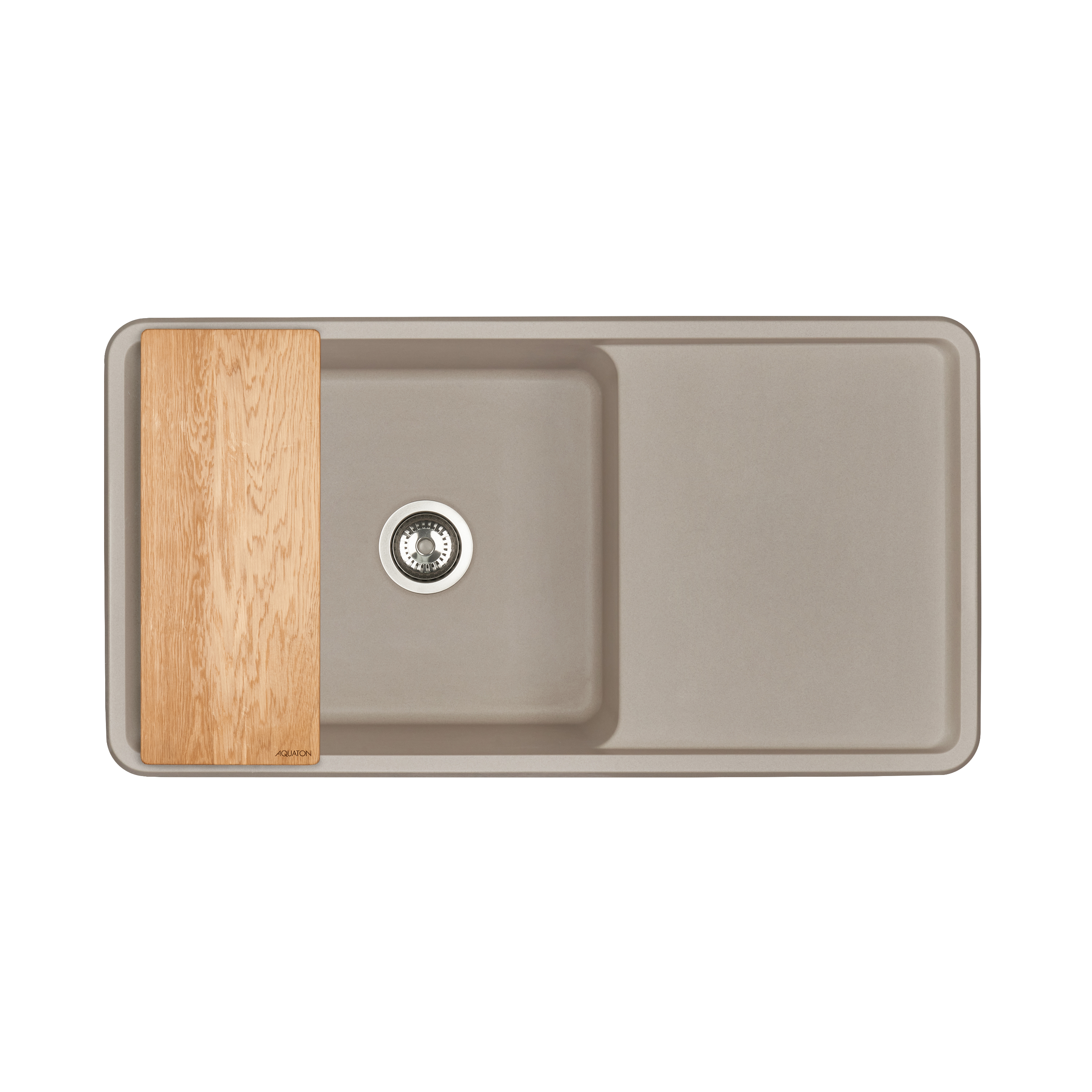 Мойка для кухни AQUATON Беллис 97 серый шёлк 1A725132BS250