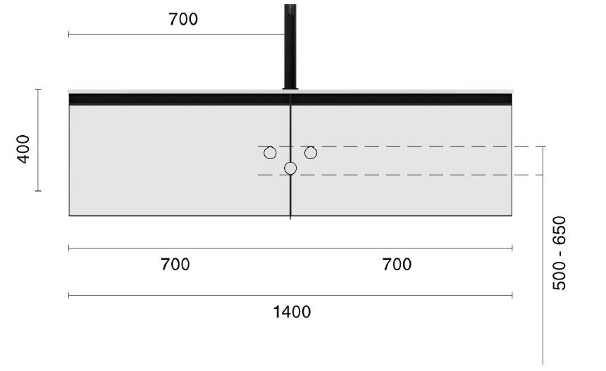 Тумба BILBAO профиль MATT GOLD + внутр. подсв.