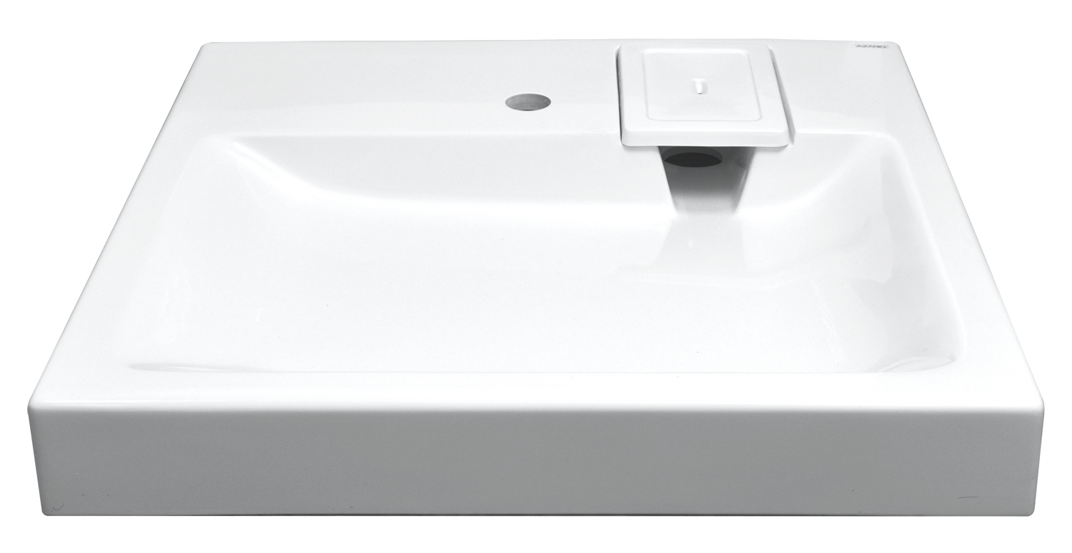 Раковина подвесная AZARIO Beta 600х583х90 литьевой мрамор, белая (CS00078301) в магазинах СантехГид