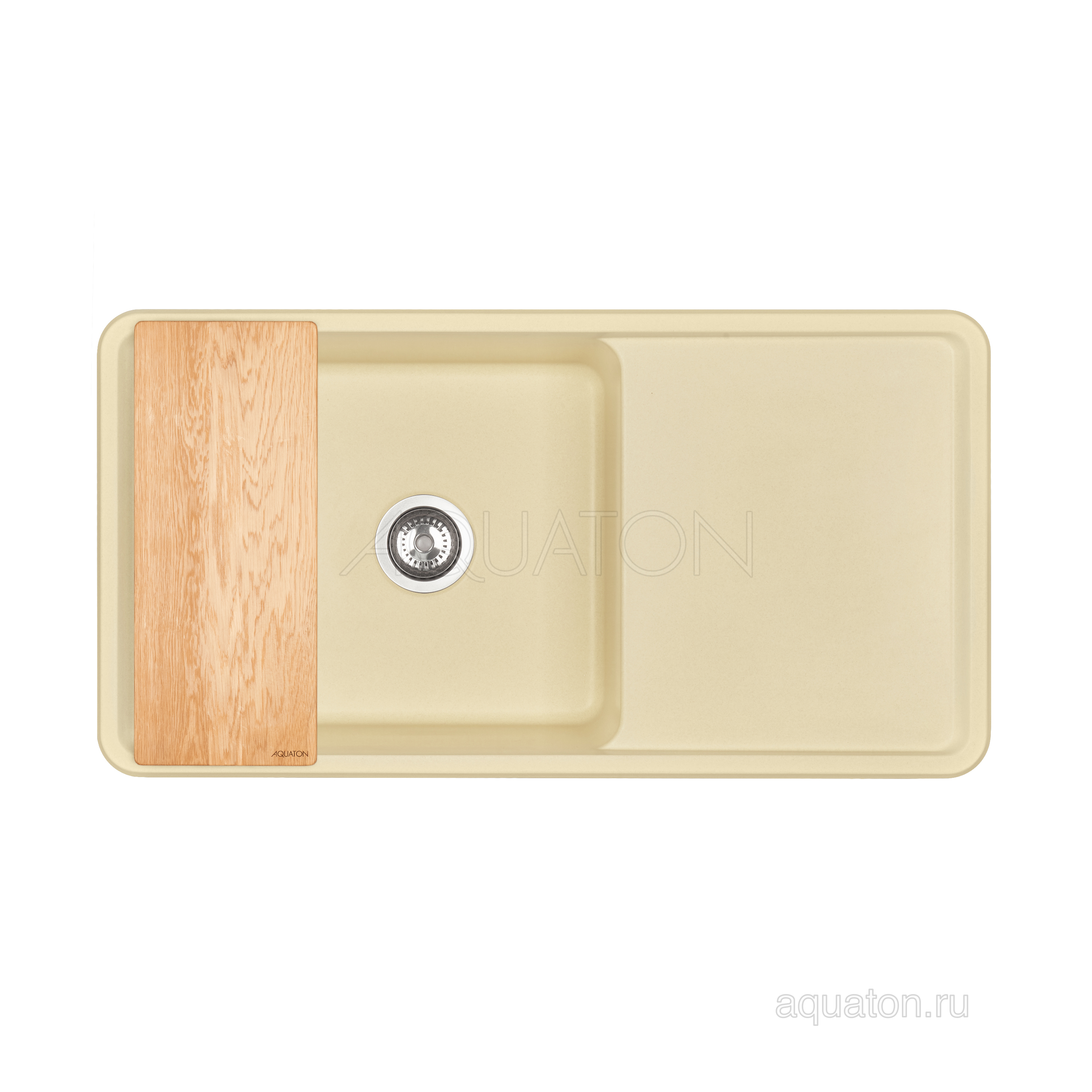 Мойка кухонная Aquaton Беллис 97 шампань