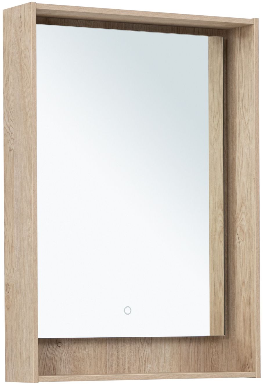 Зеркало Aquanet Милан 60 дуб светлый 