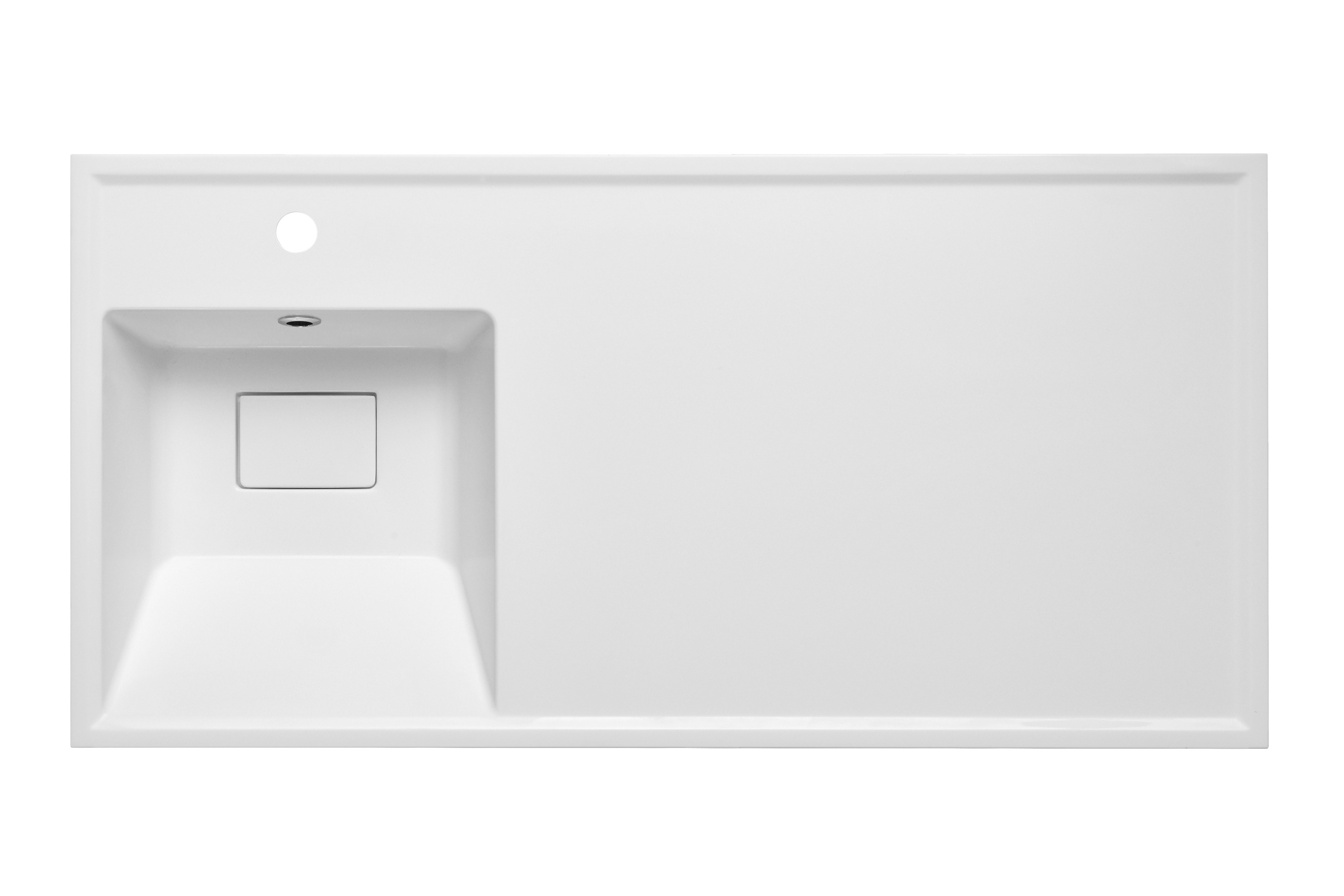 Раковина AQUATON Лайн 1000 левая, белая 1A72853KLF01L в магазинах СантехГид