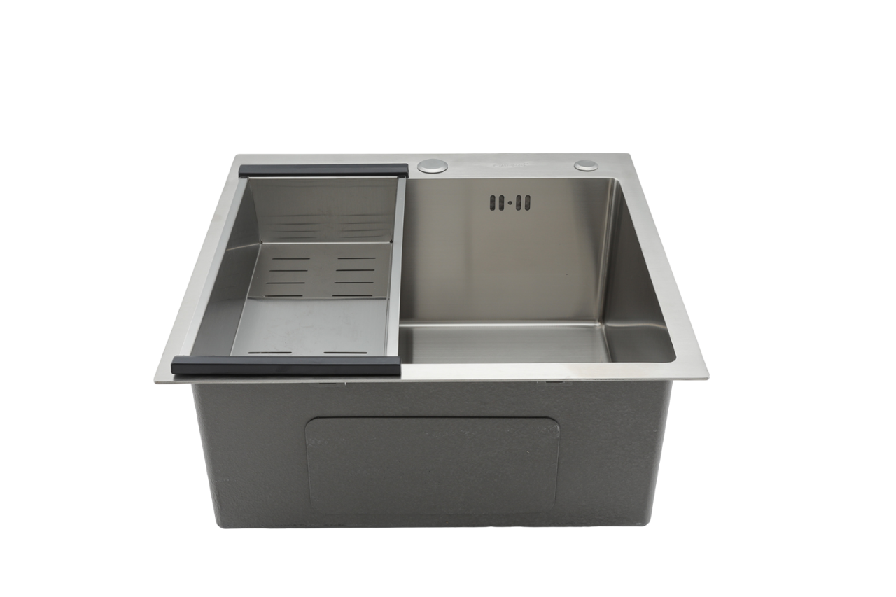 Мойка 0.8мм сатин 500x500x215mm GAPPO GS5050