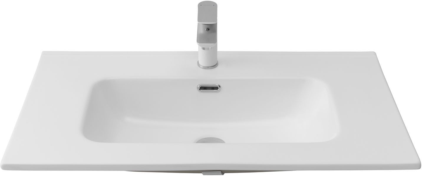 Раковина Aquanet Flat 80 белая матовая