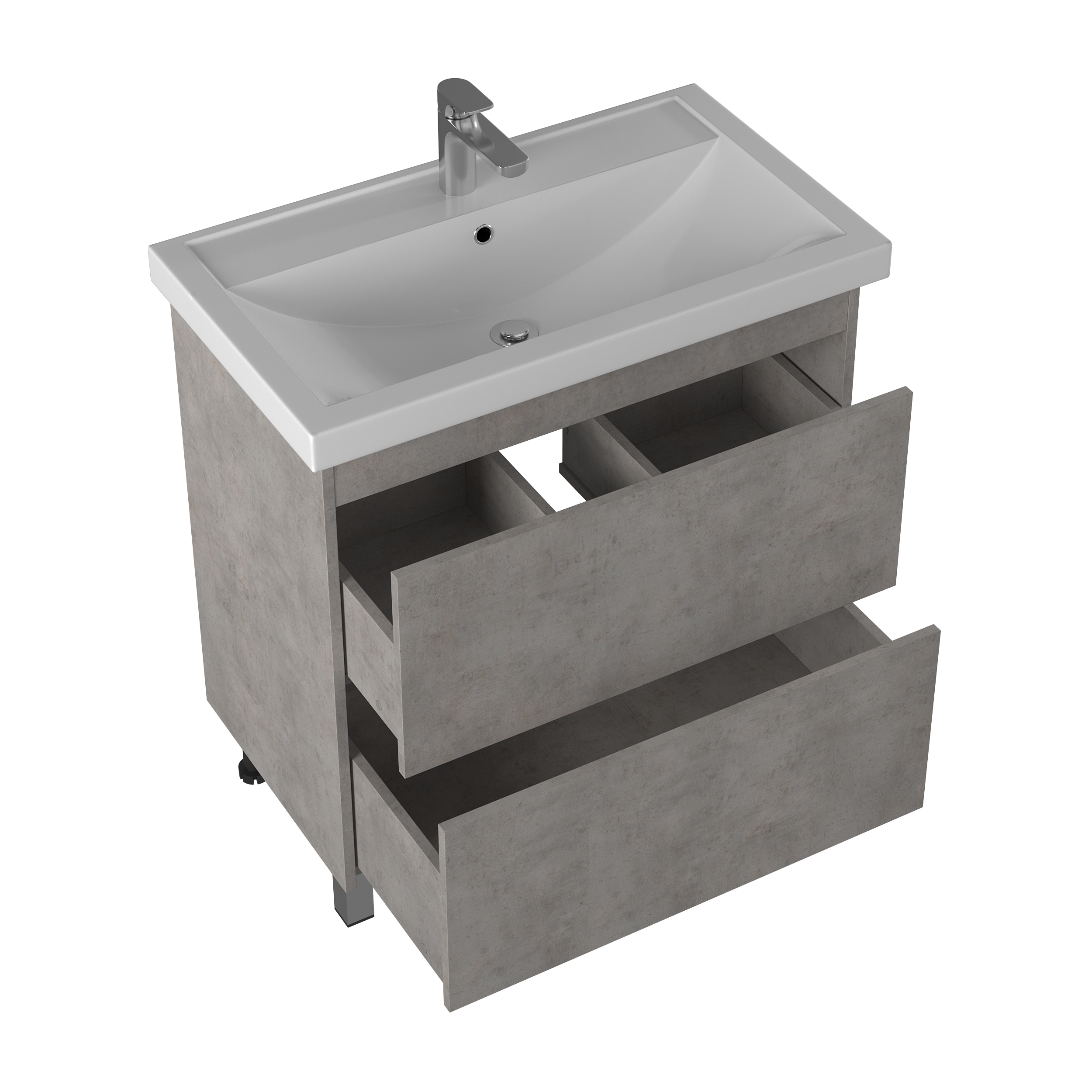 Тумба под раковину Briz Риччи 
80 см, Бетон