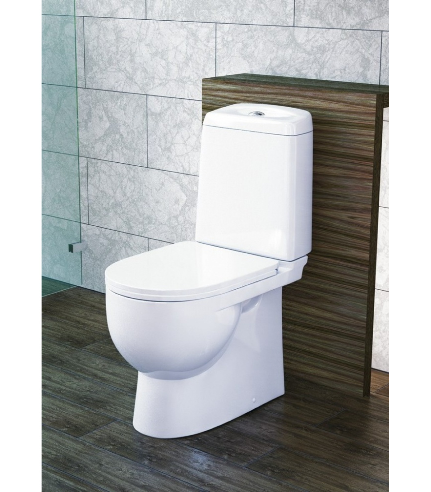 Унитаз-компакт Sanita Luxe Best с сиденьем Soft Close BSTSLCC04020522