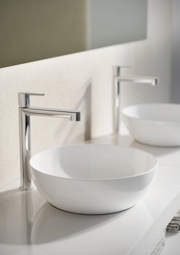 Умывальник накладной керамический Ravak UNI 400 B SLIM круглый XJX01140003 в магазинах СантехГид