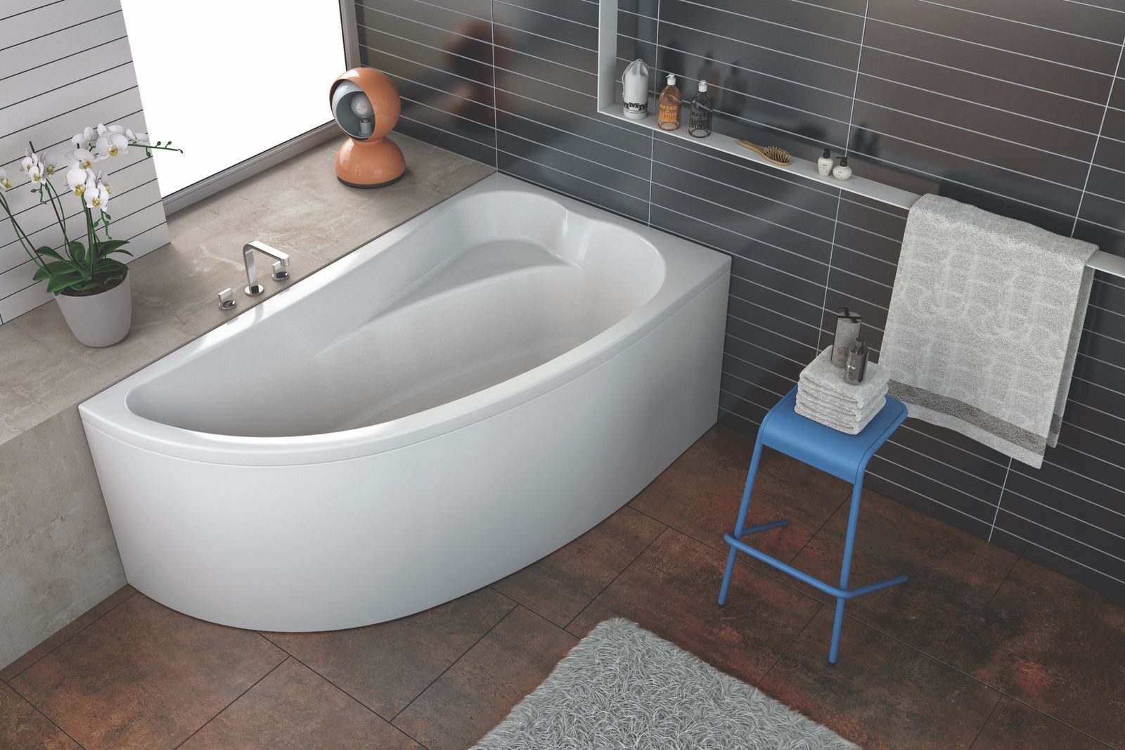 Ванна CALANDO 160x90 L