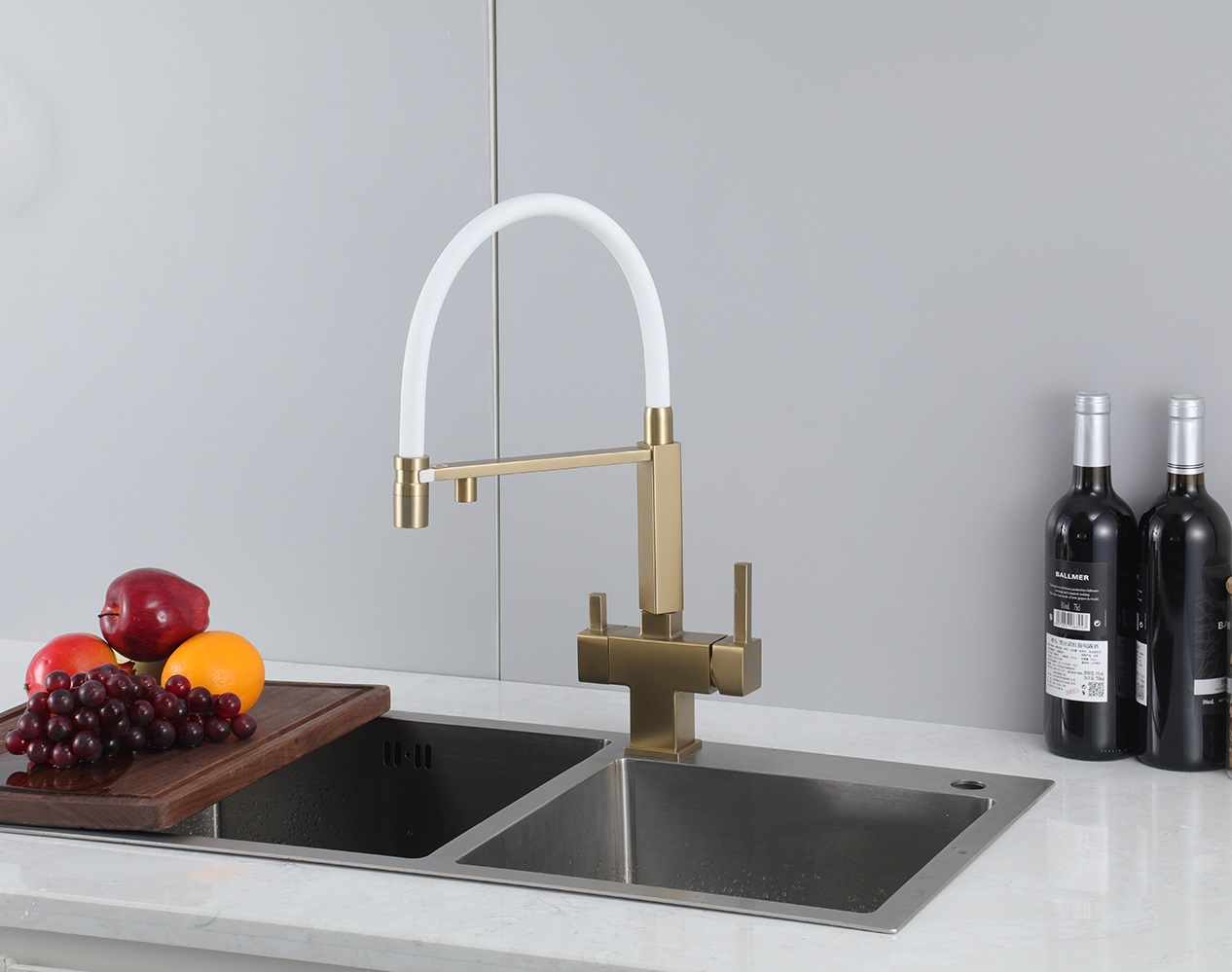 Смеситель для кухни с гибким изливом GAPPO G4395-53