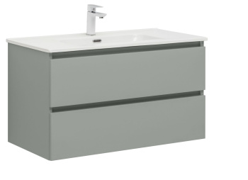 Тумба под раковину Aquanet Вега 2.0 90 мисти грин
