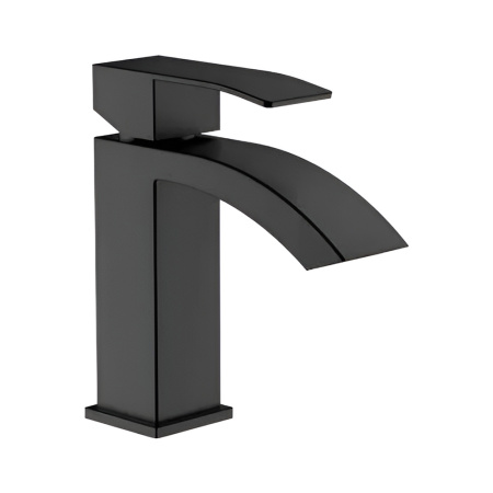 Смеситель для раковины нержавеющая сталь/черный FRAP F10803-6