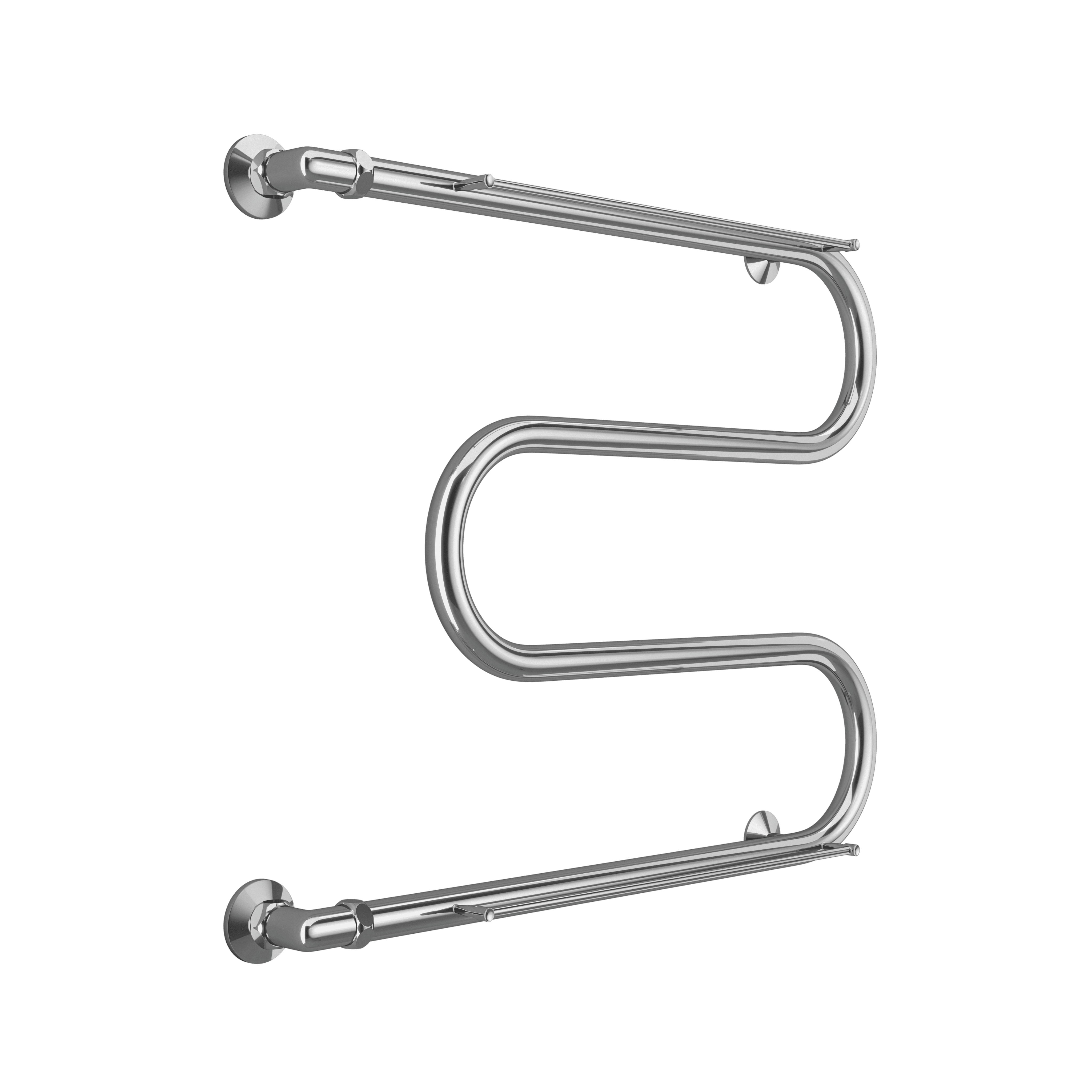 Полотенцесушитель М-образный с полкой (1") 600х700