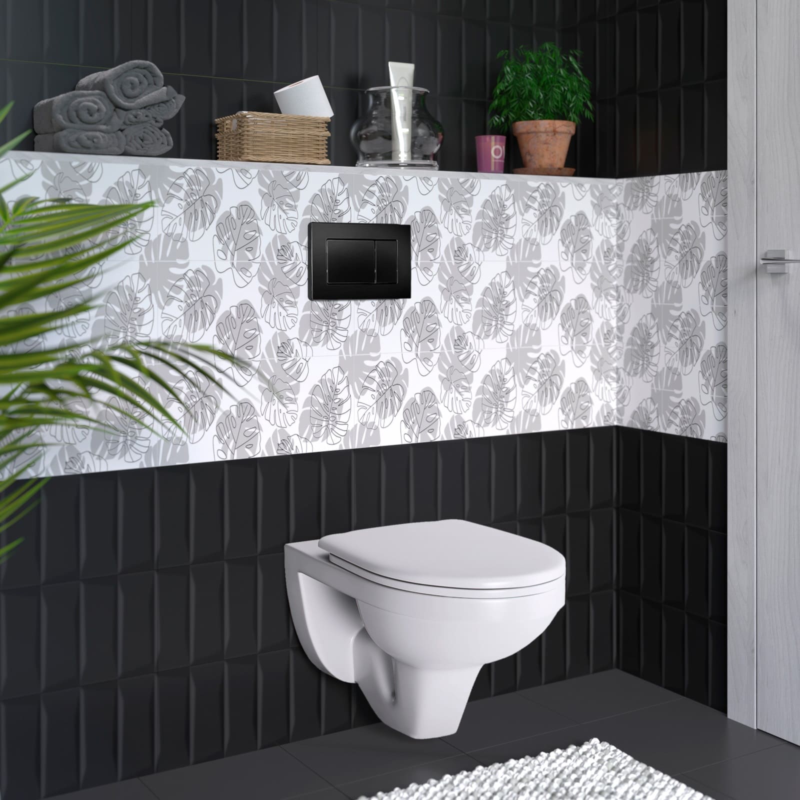 АТОМ 410  кнопка Черный