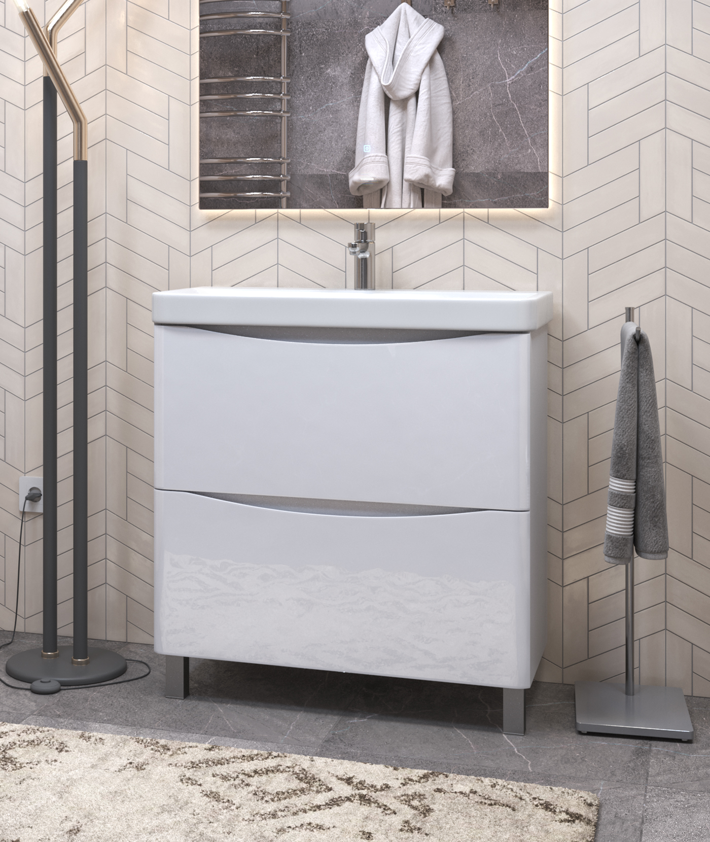 Тумба Glem 700-0-2 (9595)