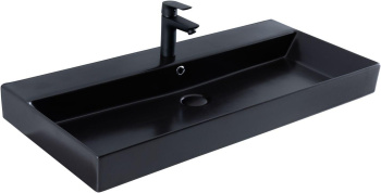 Раковина Sanovit Slim Synergy 100 17100 черный матовый