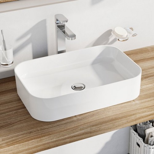 Раковина Ravak CERAMIC 550 R SLIM, белая () XJX01155002 в магазинах СантехГид