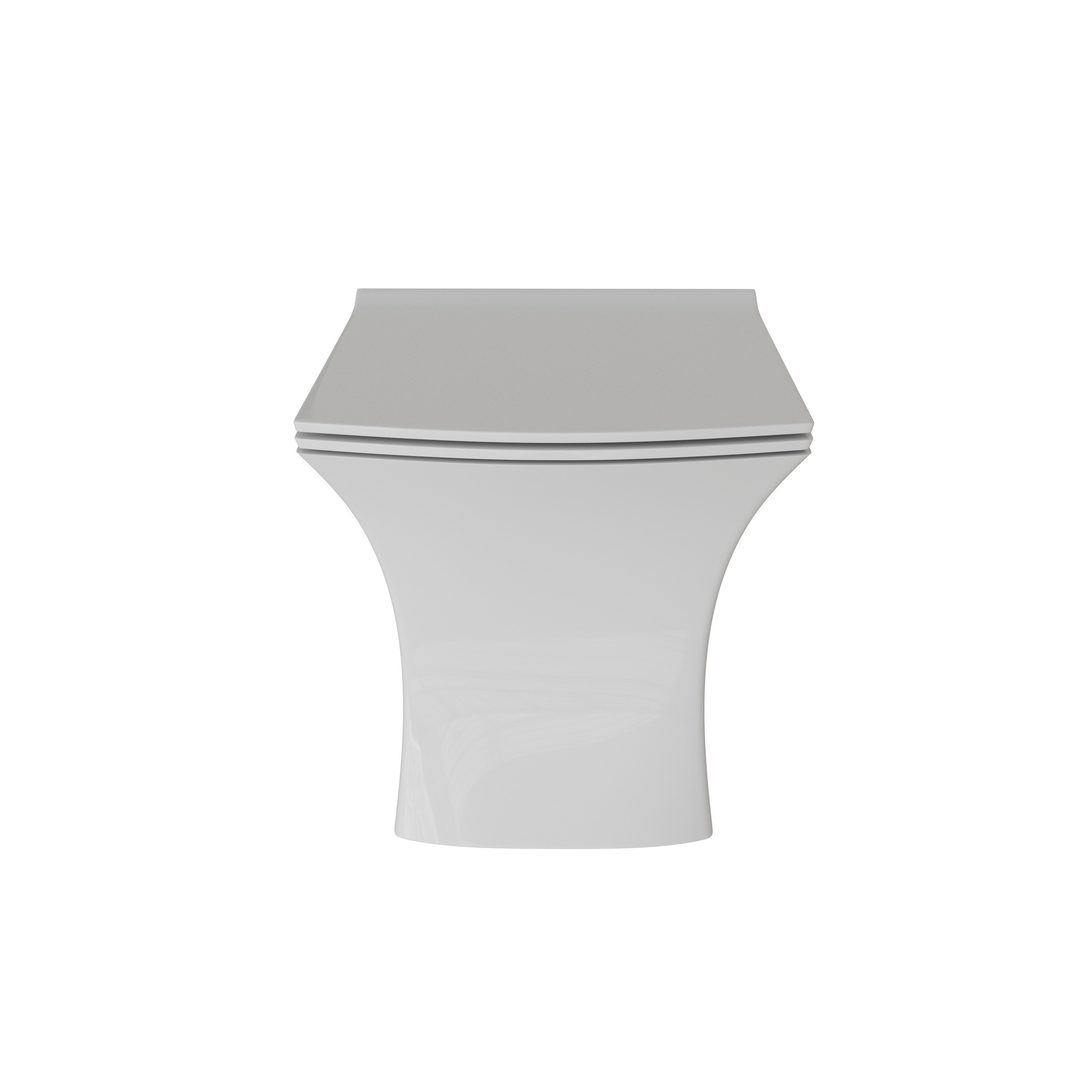 Унитаз подвесной Grossman (510х350х360) безободковый,белый с тонкой крышкой,микролифт GR-4461S