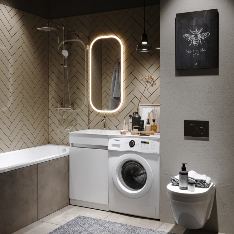 "Soul_A" зеркало с подсветкой и обогревом, , ТМ «AQWELLA» SOUL0255AH 