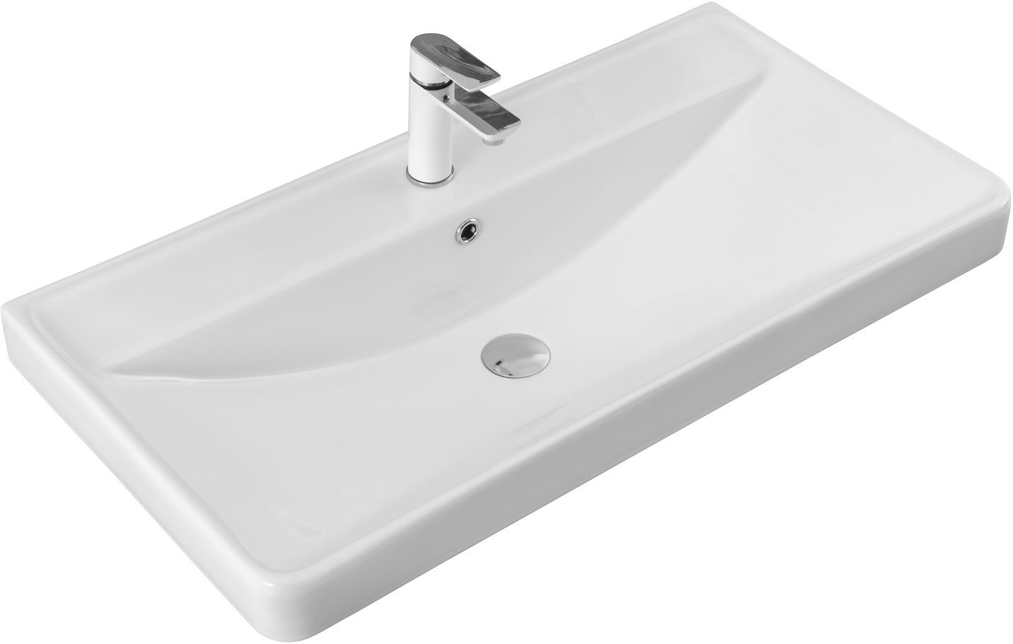 Раковина Aquanet Ирис 90 белая в магазинах СантехГид