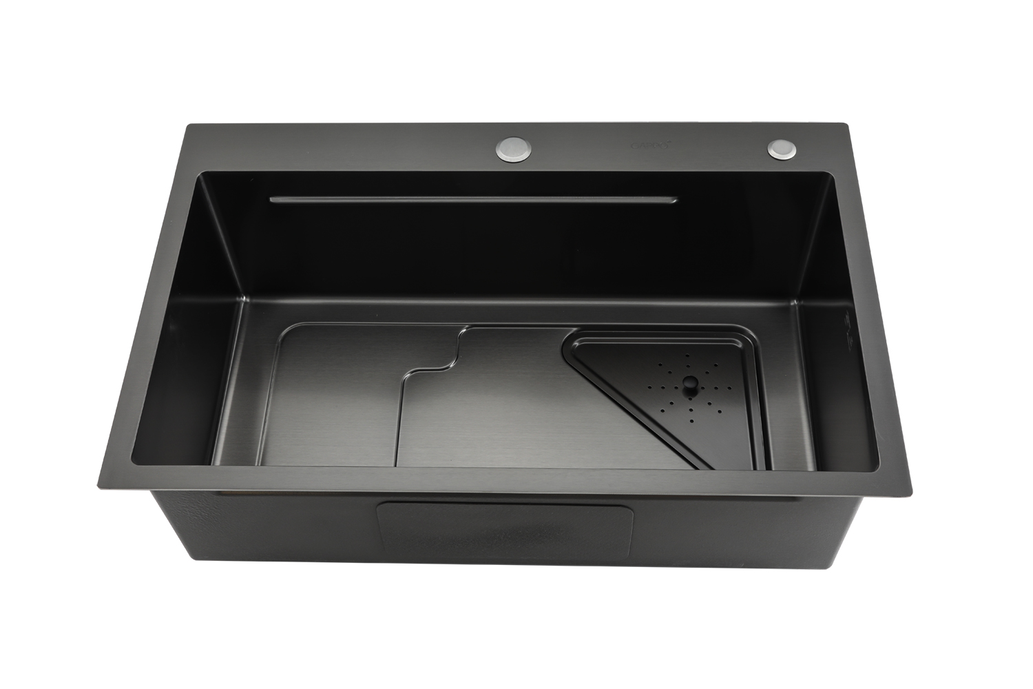 Мойка 0,8мм черная 720x460x215mm GAPPO GS7246-6