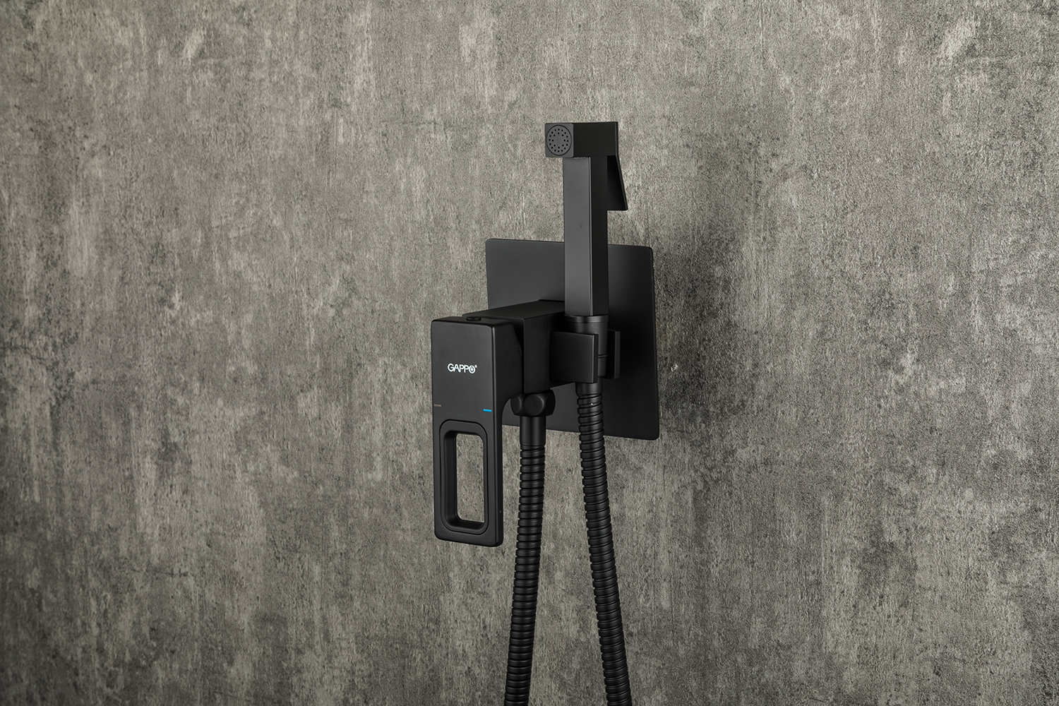 Встраиваемый гигиенический душ чёрный GAPPO G7217-6
