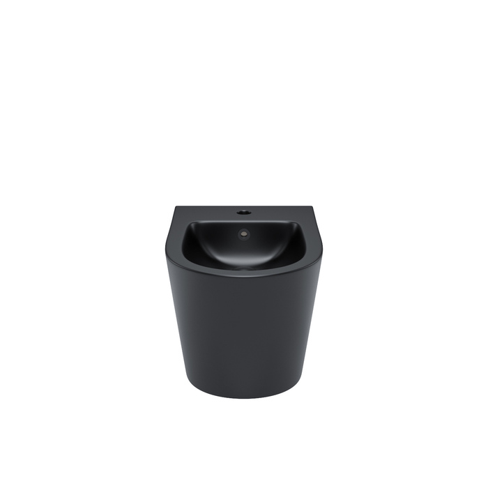 Подвесное биде чёрное матовое, Calipso, IDDIS, CALRB02i82