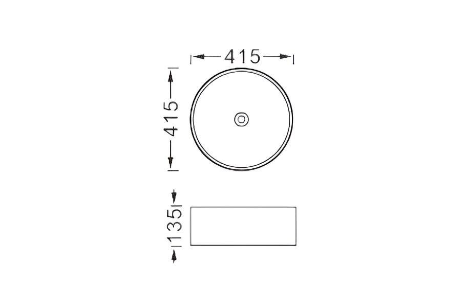 Раковина накладная для установки на столешницу AQUATEK ЕВРОПА AQ5558-MW 415*415*135, матовый белый в магазинах СантехГид