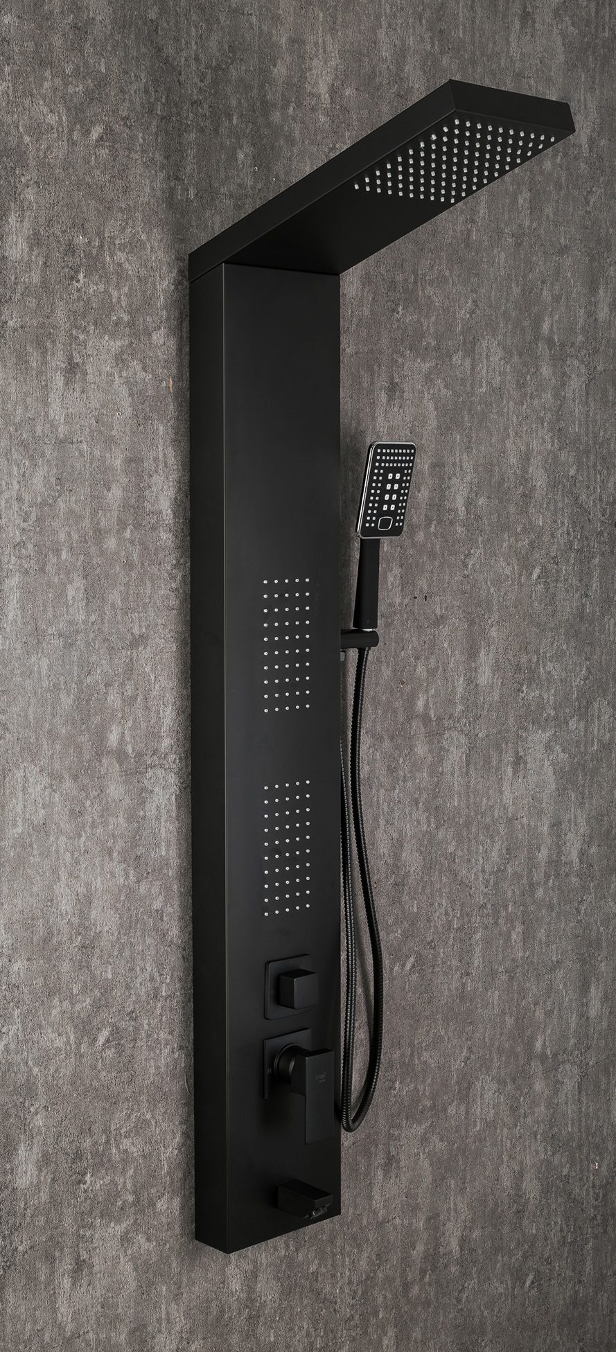 Душевая панель черная FRAP F24005-6