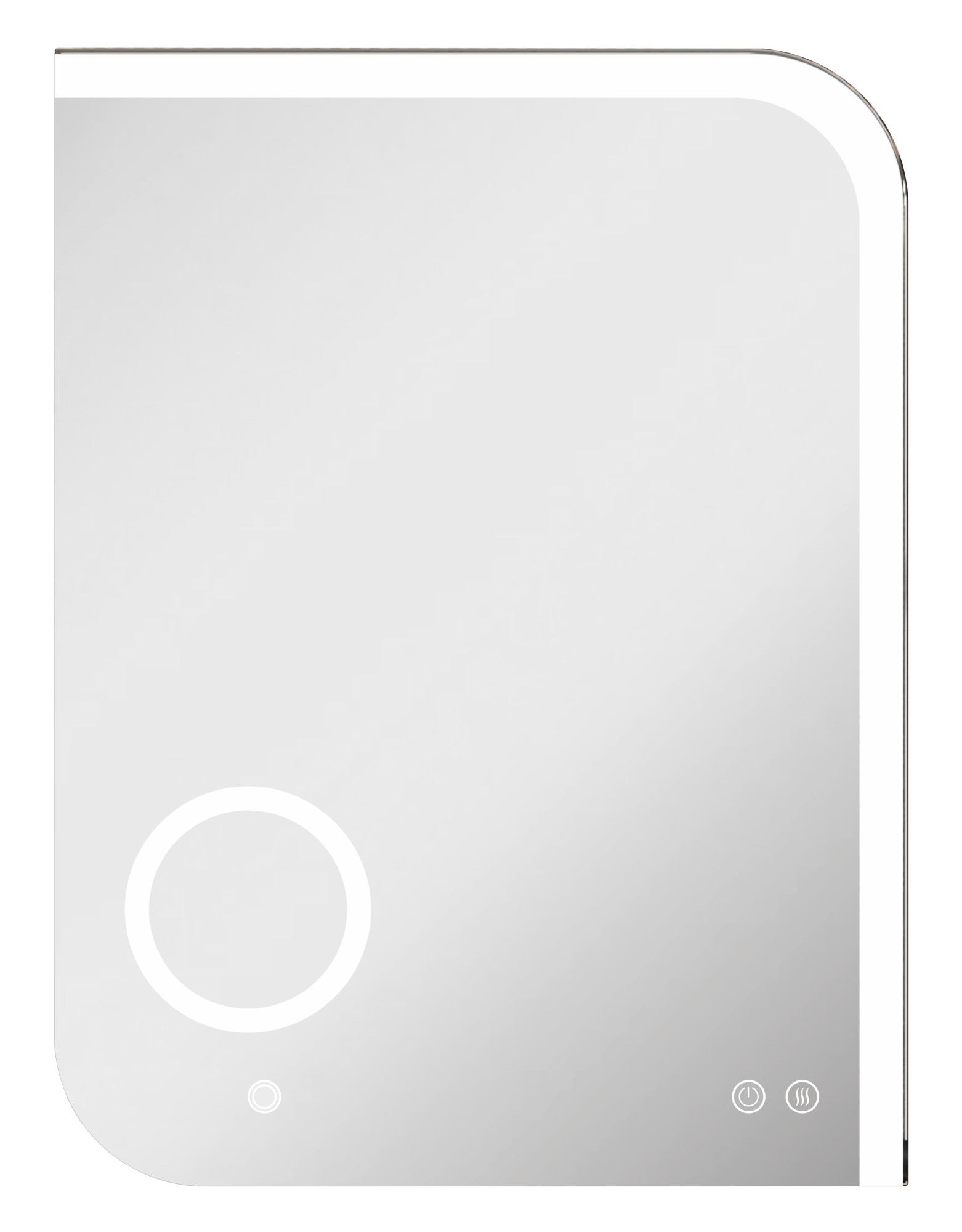 AZARIO зеркало "Golden" влагостойкое с подсветкой+подогрев+линза 600*800 