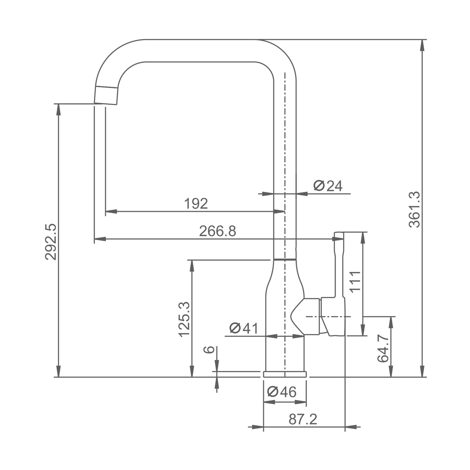 Смеситель для кухни SPLENKA S206.40.09
