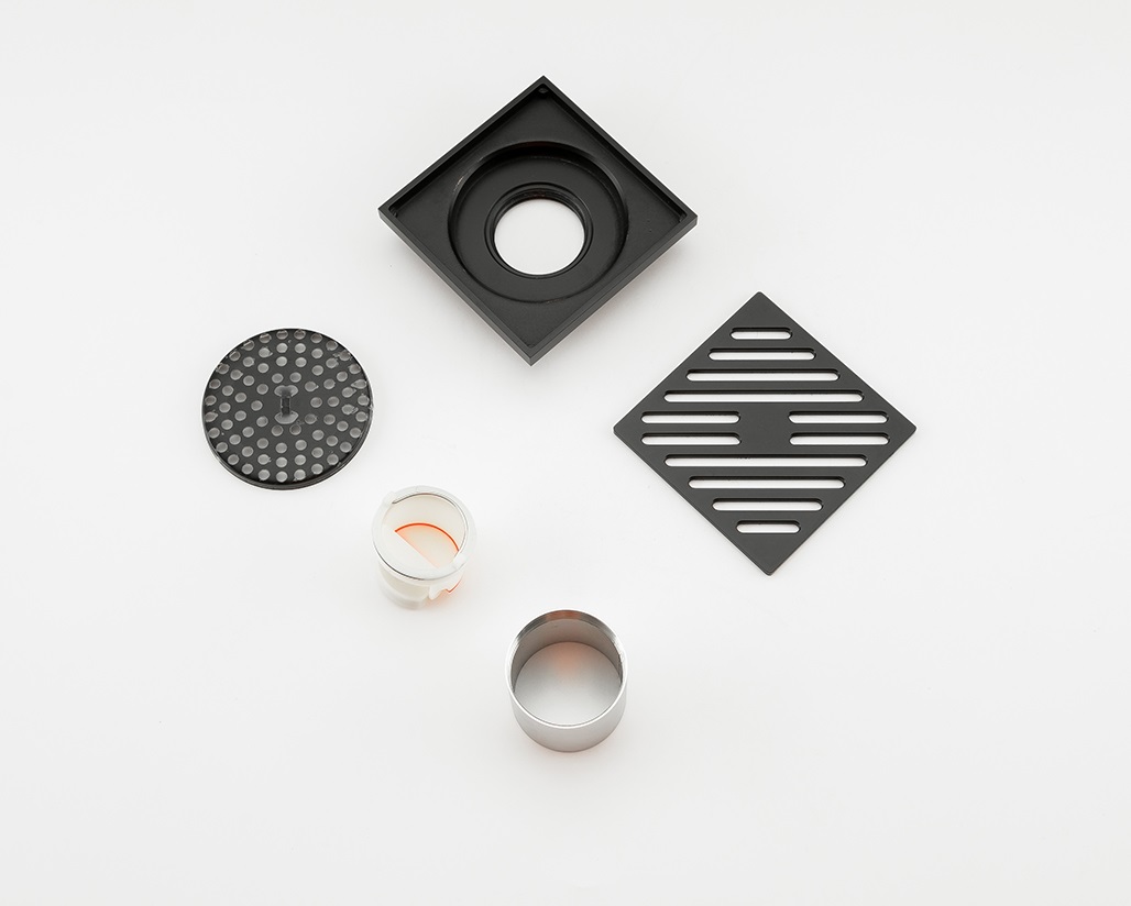 Душевой трап чёрный GAPPO G81050-6