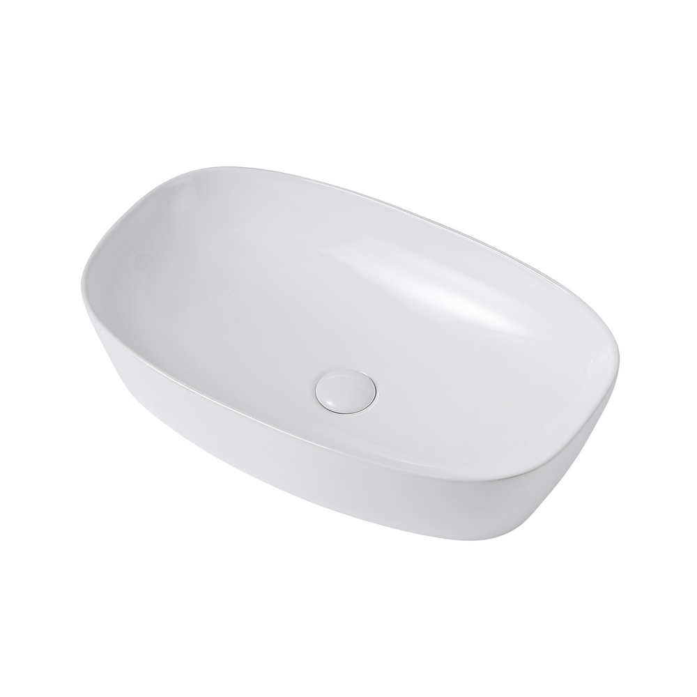 Раковина накладная ABBER Rechteck AC2206 белая в магазинах СантехГид