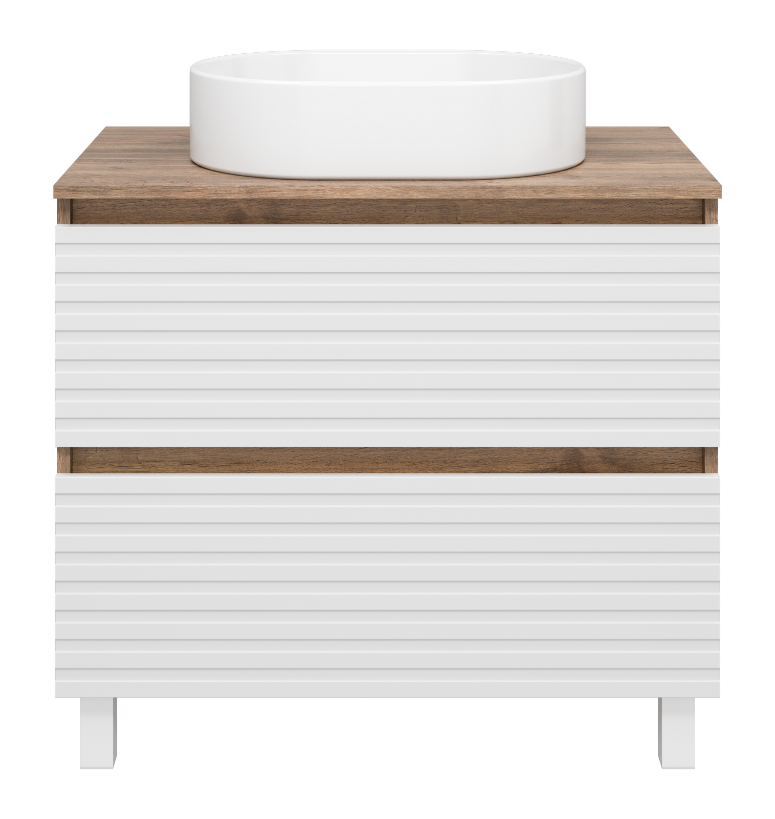 Тумба под раковину Brevita Dakota 80 (белая)