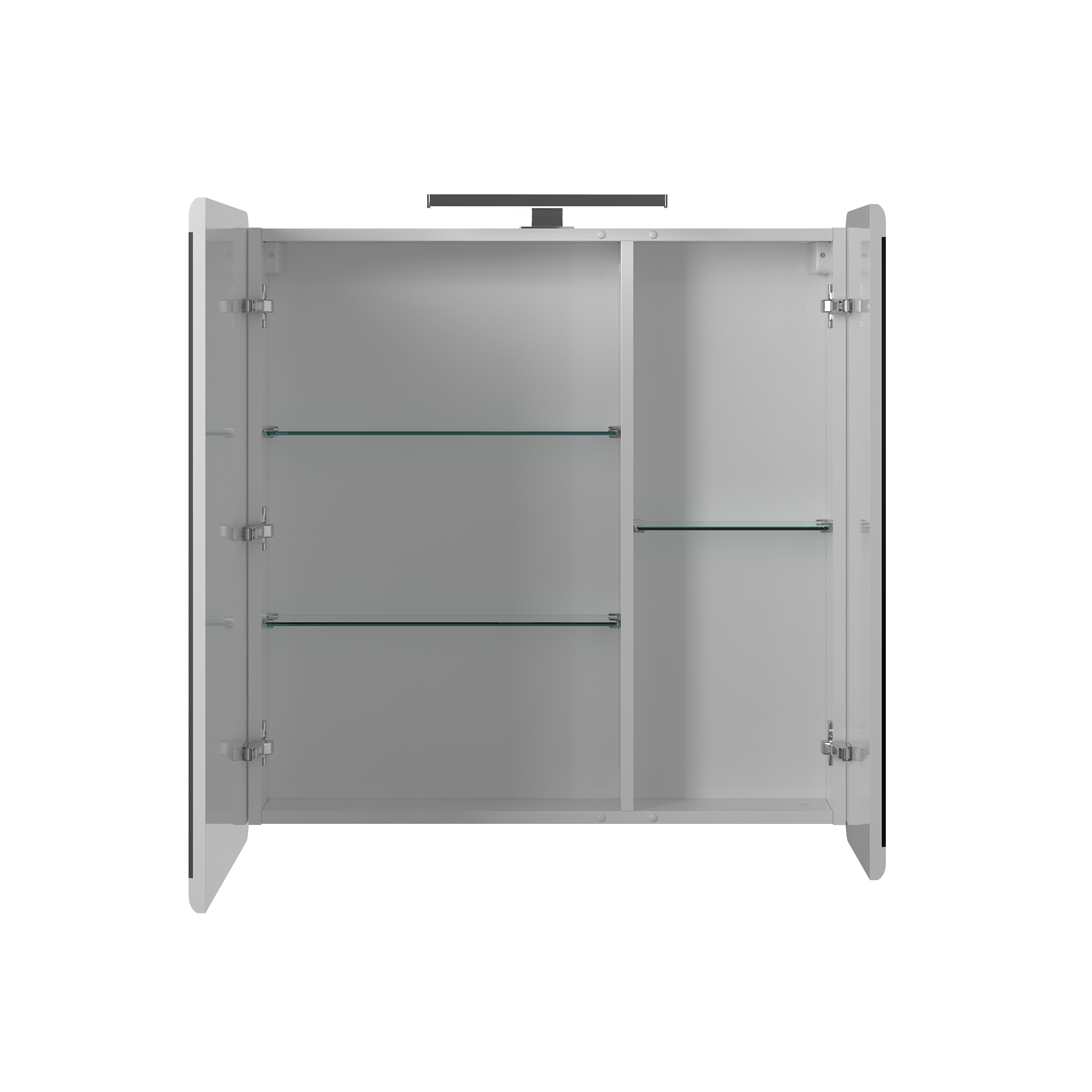 Зеркальный шкаф Briz Эстель 
80 см, белый глянец