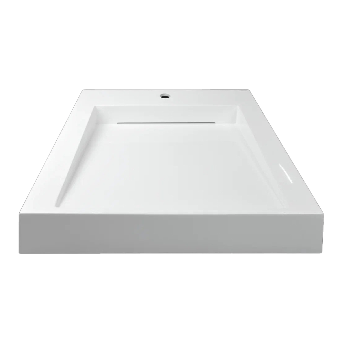 Раковина Azario Domino 600х555х80 литьевой мрамор, сифон в комплекте, белая (CS00082282) в магазинах СантехГид