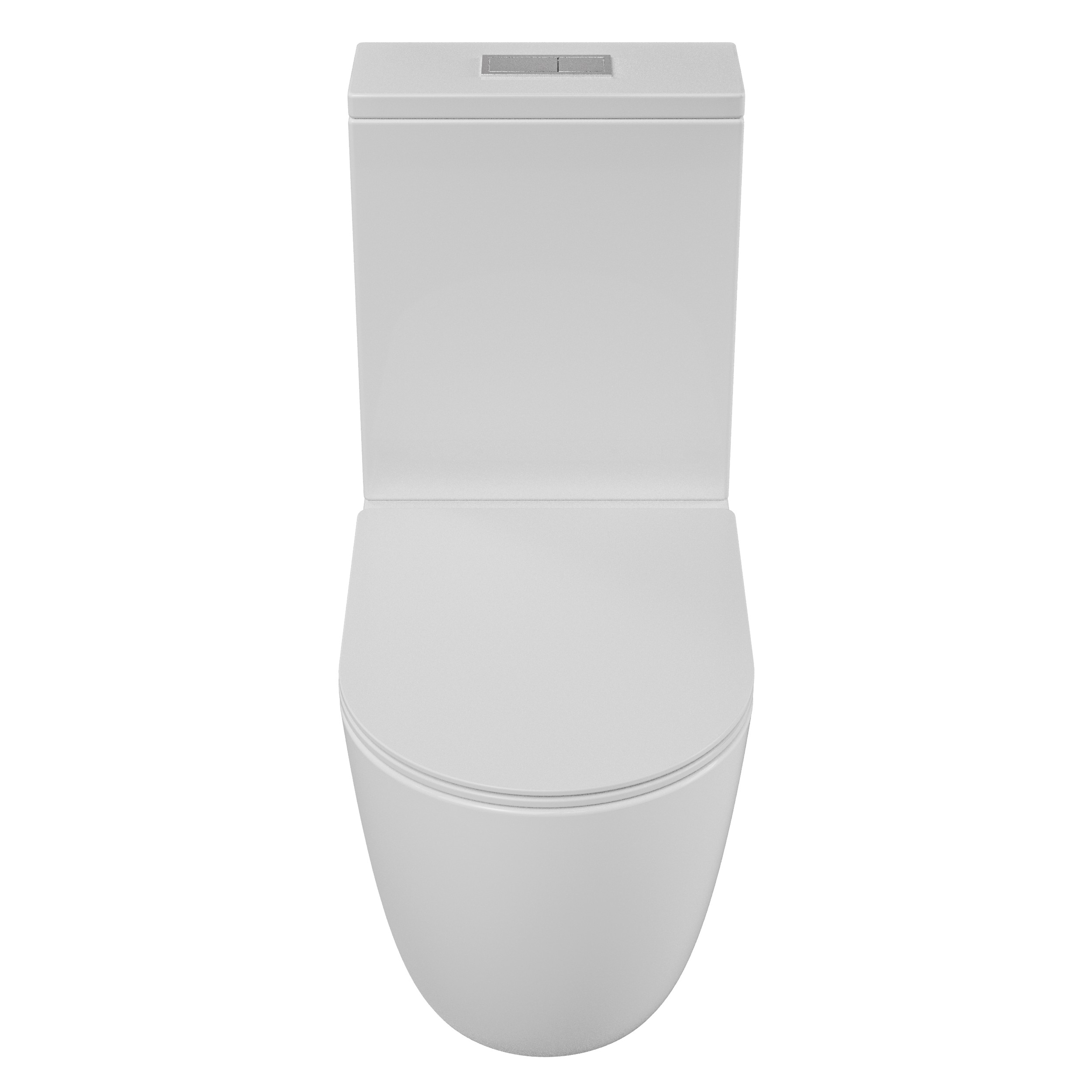 Унитаз напольный Grossman (640х360х835) безободковый,белый с тонкой крышкой,микролифт,смыв GR-4494SQ